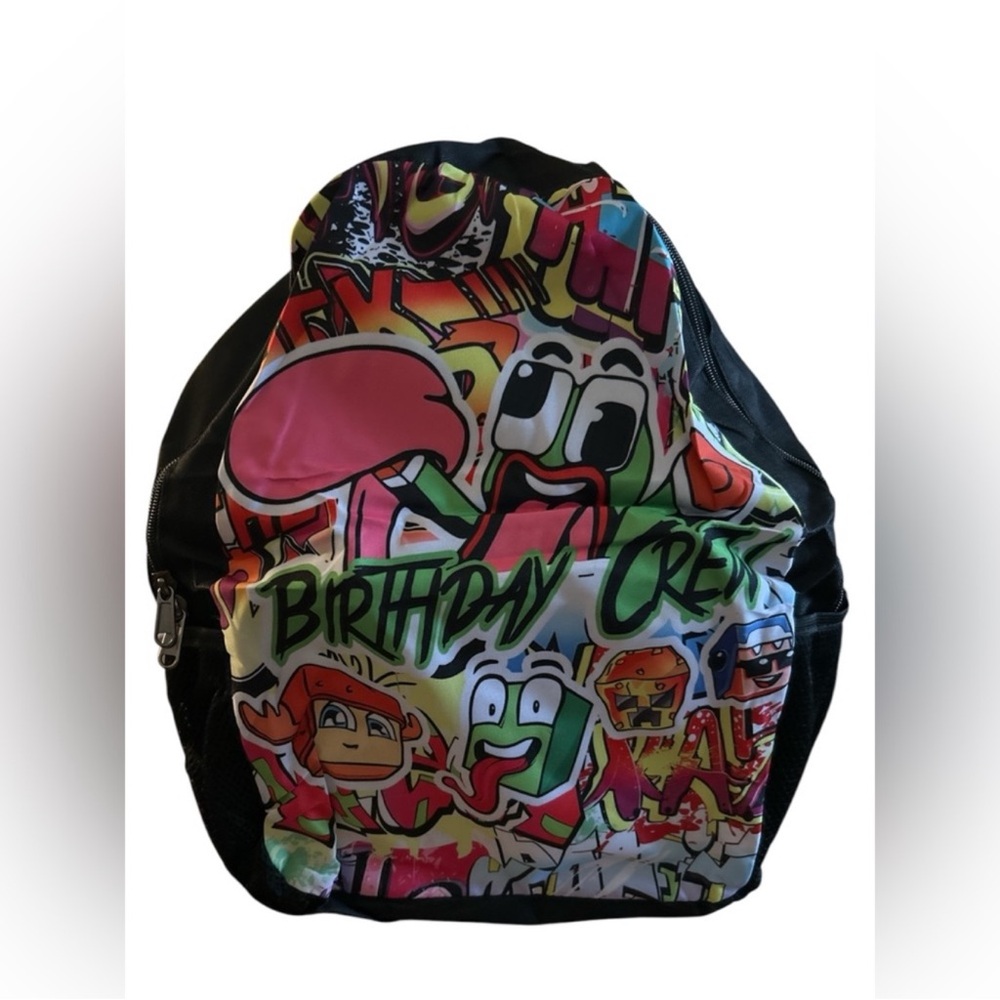 Unspeakable backpack with lunch bag and pencil case.